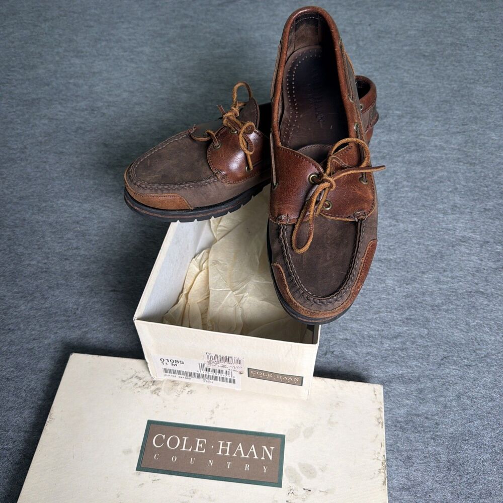 New Cole-Haan Country Alpine Oxford Stone Vibram Sole - Size 11M